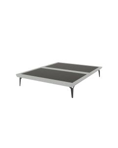 Base Box Cama Japonesa Toquio Casal Linho Cinza