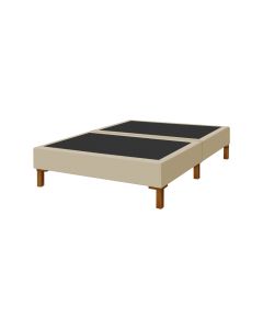 Base para Cama Ibiza 160cm em Veludo Bege