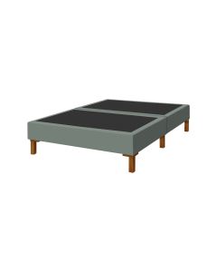 Base para Cama Ibiza 140cm em Veludo Cinza