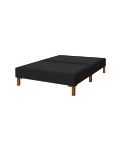 Base para Cama Ibiza 140cm em Veludo Preto